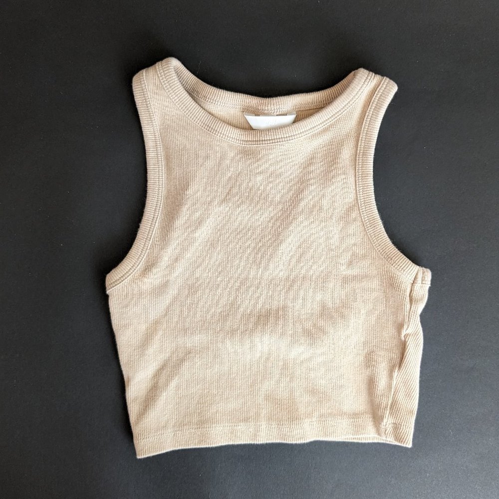 H & M Cropped Tank Top size: XS